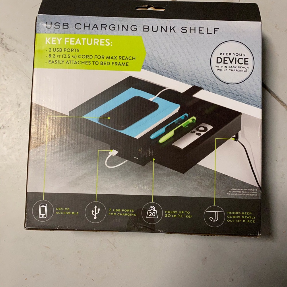 Bedside charging station